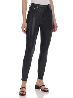 NWT Avec Les Filles Faux Leather Skinny pants 
Size XS inseam 28.5”